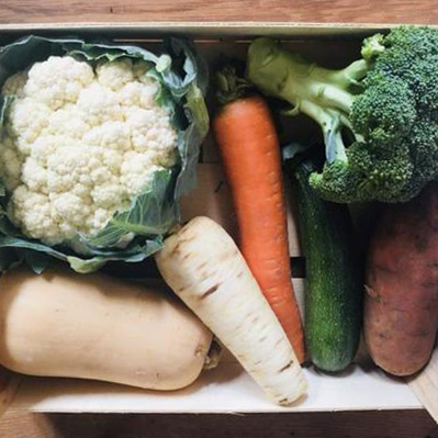 Baby Weaning Box fresh veg delivered locally in brighton