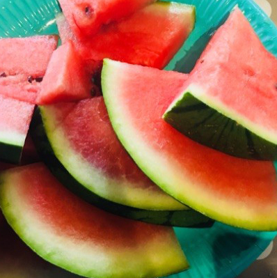 Watermelon slices fresh fruit