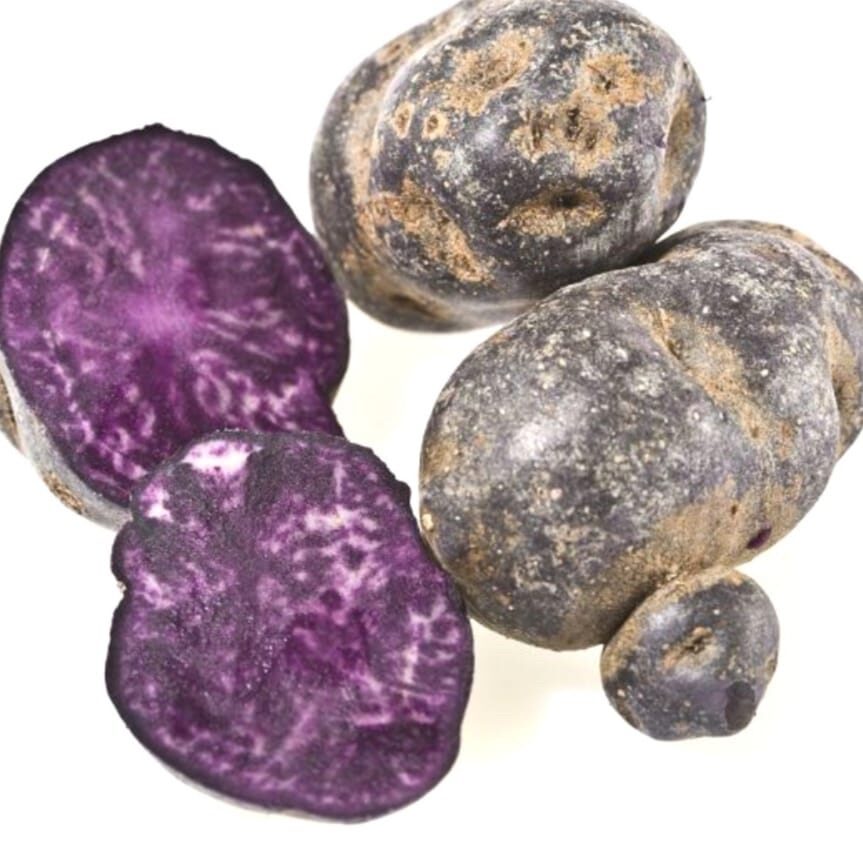 Purple Vitelotte Potatoes 5Kg Box